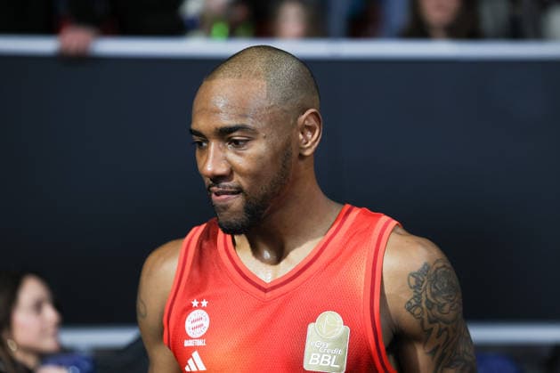 Isiaha Mike FC Bayern Basketball, 22 after the game, GER, FC Bayern Basketball vs Fitness First Wuerzburg Baskets, Basketball, easycredit Basketball Bundesliga, Matchday 17, Season 2025 2026, 25 01 2026, GER, FC Bayern Basketball vs Fitness First Wuerzburg Baskets, Basketball, easycredit Basketball Bundesliga, Matchday 17, Season 2025 2026, 25 01 2026 Munich Copyright: xEibner-Pressefoto JennixMaulx EP_JML