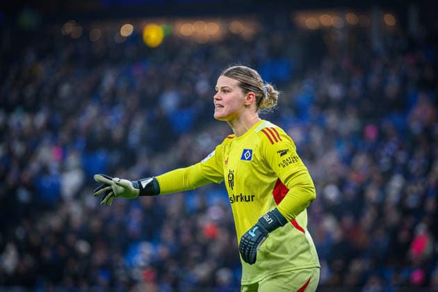 Soccer I Women I Season 2025 2026 I Bundesliga I 15 Matchday I Hamburger SV SGS Essen I 25 01 2026 Lea Paulick 25, Hamburger SV Hamburg Volksparkstadion Hamburg Germany Copyright: xLobecax xHenningxRohlfsx