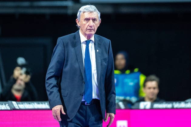 Head Coach Svetislav Persic FC Bayern Basketball , FC Bayern Basketball vs Fitness First Wuerzburg Baskets, BBL, Main Round, 25 01 2026 Munich Bavaria Germany Copyright: xkolbert-press UlrichxGamelx