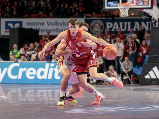 Germany Basketball, Basketball Bundesliga BBL 2025 26, 17 Matchday FC Bayern Basketball vs Fitness First Wuerzburg Baskets BMW Park Muenchen Neno Dimitrijevic FC Bayern Muenchen, 0 Copyright: xChristopherxRupprechtx