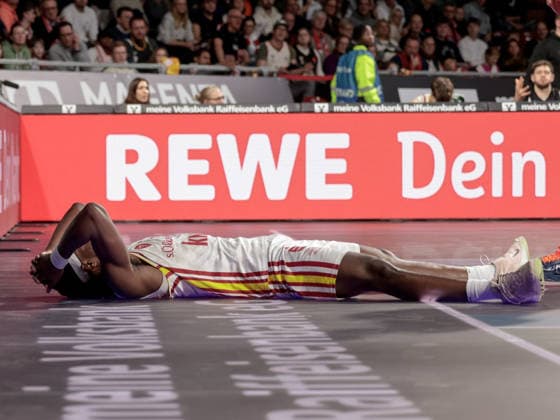 Germany Basketball, Basketball Bundesliga BBL 2025 26, 17 Matchday FC Bayern Basketball vs Fitness First Wuerzburg Baskets BMW Park Muenchen Charles Thompson Fitness First Wuerzburg Baskets, 32 Copyright: xChristopherxRupprechtx