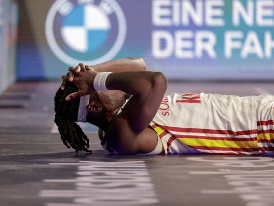 Germany Basketball, Basketball Bundesliga BBL 2025 26, 17 Matchday FC Bayern Basketball vs Fitness First Wuerzburg Baskets BMW Park Muenchen Charles Thompson Fitness First Wuerzburg Baskets, 32 Copyright: xChristopherxRupprechtx