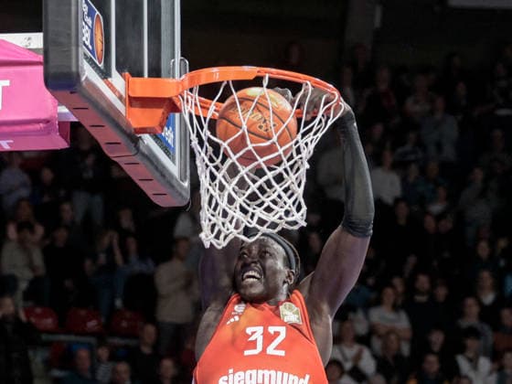 Germany Basketball, Basketball Bundesliga BBL 2025 26, 17 Matchday FC Bayern Basketball vs Fitness First Wuerzburg Baskets BMW Park Muenchen Wenyen Gabriel FC Bayern Muenchen, 32 Copyright: xChristopherxRupprechtx