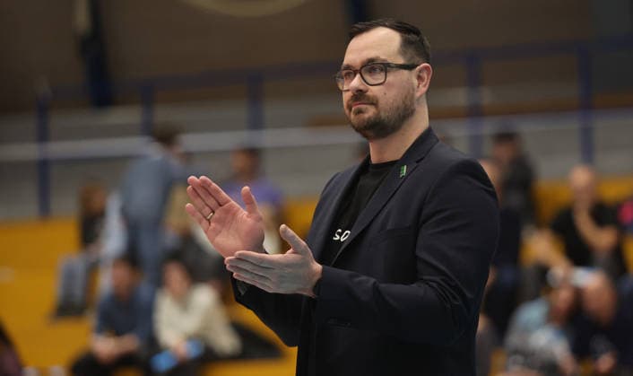 Ludwigsburg , 1 Bundesliga Volleyball Barock Volleys MTV Ludwigsburg vs WWK Volleys Herrsching , Thomas Ranner Coach Herrsching