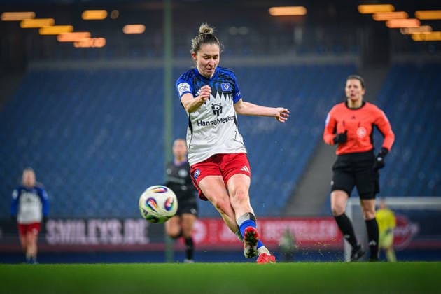 Soccer I Women I Season 2025 2026 I Bundesliga I 15 Matchday I Hamburger SV SGS Essen I 25 01 2026 Maria Mikolajova 27, Hamburger SV Hamburg Volksparkstadion Hamburg Germany Copyright: xLobecax xHenningxRohlfsx