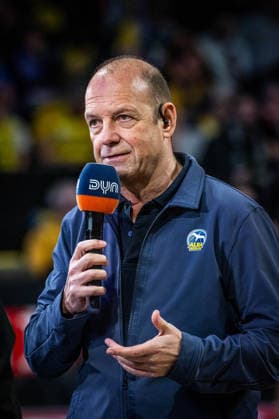 Basketball Berlin 25 01 2026 Season 2025 2026 EasyCredit BBL 1 Bundesliga Men, Men Alba Berlin BMA365 Bamberg Baskets Marco Baldi