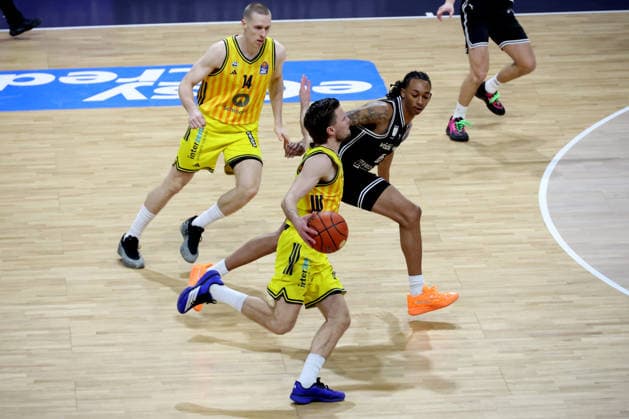 DEU, easyCredit BBL, ALBA vs BMA365 Bamberg Baskets, 25 01 2026, Max Schmeling Halle, Berlin, DEU, easyCredit BBL, ALBA vs BMA365 Bamberg Baskets, pictured nordphotoxGmbHx xEngler nph00076