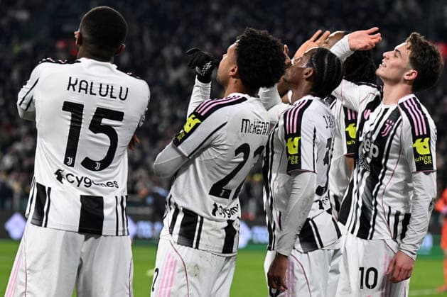 Db Torino 25 01 2026 - campionato di calcio serie A Juventus-Napoli foto Daniele Buffa Image nella foto: esultanza gol Jonathan David 