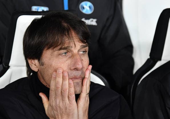 Juventus v Napoli - Serie A TURIN, ITALY, JANUARY 25: Napoli s Italian coach Antonio Conte gestures prior to the Italian serie A football match between Juventus and Napoli at the Juventus Stadium in Turin, Italy, on January 25, 2026. Isabella Bonotto Anadolu Turin Italy. Editorial use only. Please get in touch for any other usage.  Copyright: x2026xAnadoluxIsabellaxBonottox