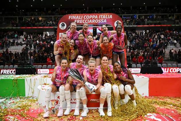 January 25, 2026, Turin, Turin, Italy: Turin, 25th january 2026. .LVF Coppa Italia Frecciarossa Italian Volley Final: Savino Del Bene Scandicci - Prosecco DOC A. Carraro Imoco Conegliano Turin Italy - ZUMAm214 20260125_zip_m214_006 Copyright: xMatteoxSeccix