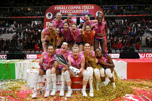 January 25, 2026, Turin, Turin, Italy: Turin, 25th january 2026. .LVF Coppa Italia Frecciarossa Italian Volley Final: Savino Del Bene Scandicci - Prosecco DOC A. Carraro Imoco Conegliano Turin Italy - ZUMAm214 20260125_zip_m214_009 Copyright: xMatteoxSeccix