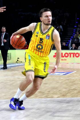 DEU, easyCredit BBL, ALBA vs BMA365 Bamberg Baskets, 25 01 2026, Max Schmeling Halle, Berlin, DEU, easyCredit BBL, ALBA vs BMA365 Bamberg Baskets, in the picture Martin Hermannsson ALBA Berlin 15 nordphotoxGmbHx xEngler nph00076
