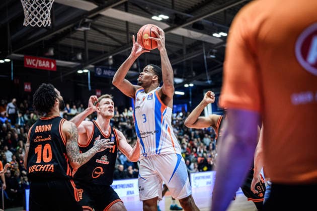 easycredit BBL Basketball Bundesliga 2025 2026 17 Matchday 25 01 2026 Science City Jena vs RASTA Vechta Will McNair Jena at the basketball Sparkassen Arena
