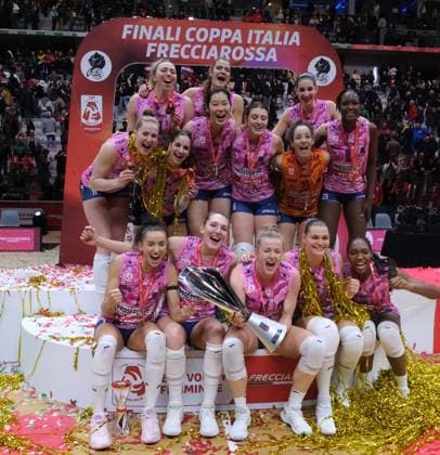 foto IPP massimo Rana Torino 25 01 2026 pallavolo volley femminile finale coppa italia imoco Conegliano vs savino del bene Scandicci nella foto : la vittoria di Conegliano italy ITALY  Copyright: xR4924_italyphotopressx