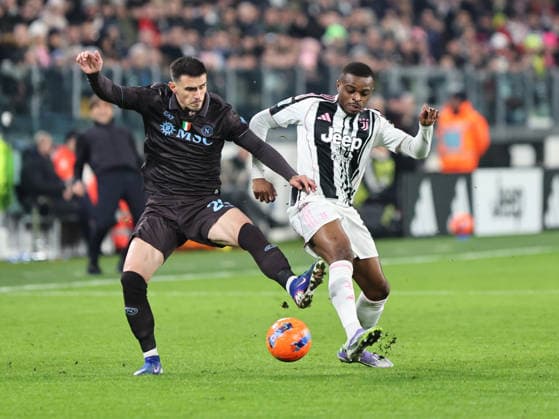 Juventus FC v SSC Napoli - Serie A Eljif Elmas participates in the Serie A 2025-2026 match between Juventus and Napoli in Torino, Italy, on January 25, 2026. Torino ITA Italy  Copyright: xLorisxRosellix originalFilename:roselli-juventus260125_npe25.jpg
