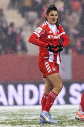 GOOGLE PIXEL Womens Bundesliga FC Bayern Munich RB Leipzig 25 01 2026 Jovana Damnjanovic FC Bayern Munich, 9 , Goal, Goal celebration GOOGLE PIXEL Womens Bundesliga, FC Bayern Munich RB Leipzig, Munich, FC Bayern Campus on 25 01 2026 DFB REGULATIONS PROHIBIT ANY USE OF PHOTOGRAPHS AS IMAGE SEQUENCES AND OR QUASI VIDEO Copyright: xBEAUTIFULxSPORTS Wunderlx