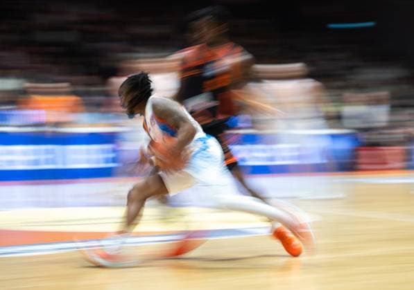 BASKETBALL EASYCREDIT BBL 17 GAME DAY SCIENCE CITY JENA RASTA VECHTA FOR EDITORIAL PURPOSES ONLY p 25 01 2026 Jena Basketball easyCredit BBL 1 Basketball Bundesliga Saison 2025 2026 17 Spieltag Sparkassen Arena Science City Jena RASTA Vechta im Foto Uchenna Iroegbu 1 Science City Jena Germany Thueringen Jena Copyright SaschaxFromm Copyright: SaschaxFromm doc84agl5yau83yjb44vov ,EDITORIAL USE ONLY Copyright: SaschaxFromm