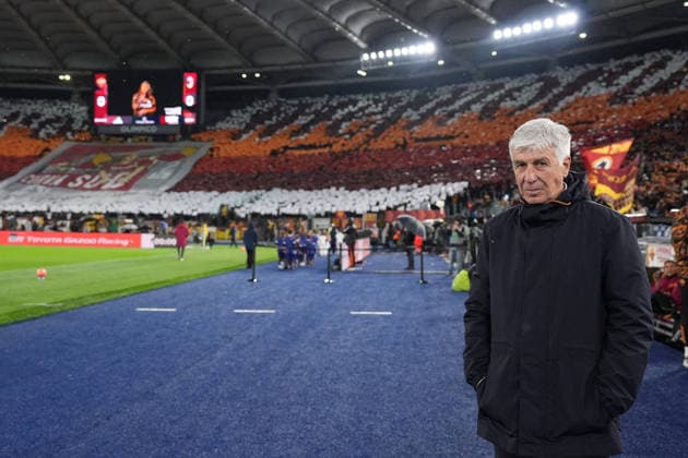 Roma™s head coach Gian Piero Gasperini during the Serie A EniLive soccer match between Roma and Milan at the Rome s Olympic stadium, Italy - Sunday January 25, 2026 - Soccer ( Photo by Alfredo Falcone LaPresse )  Copyright: xAlfredoxFalcone LaPressex