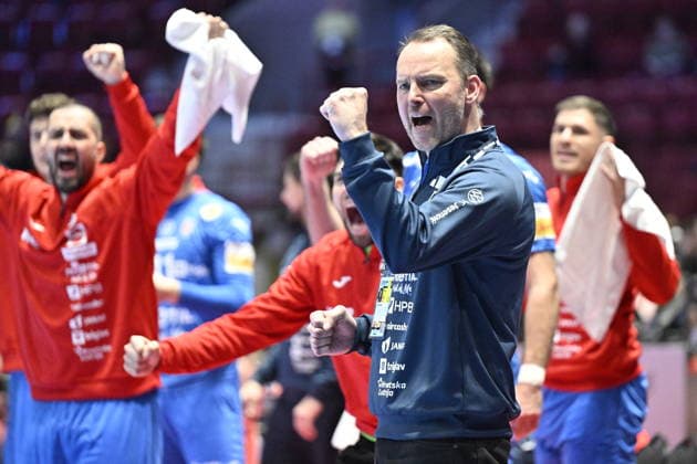 MALMÖ, SWEDEN 20260125 Croatia s coach Dagur Sigurdsson in action during the 2026 EHF European Men s Handball Championship the EHF Euro 2026 intermediate round match between Switzerland and Croatia at the Malmö Arena, in Malmö, Sweden, on January 25, 2026 MALMÖ SWEDEN x50090x  Copyright: xJohanxNilsson TTx EHF EURO 2026 SWITZERLAND-CROATIA
