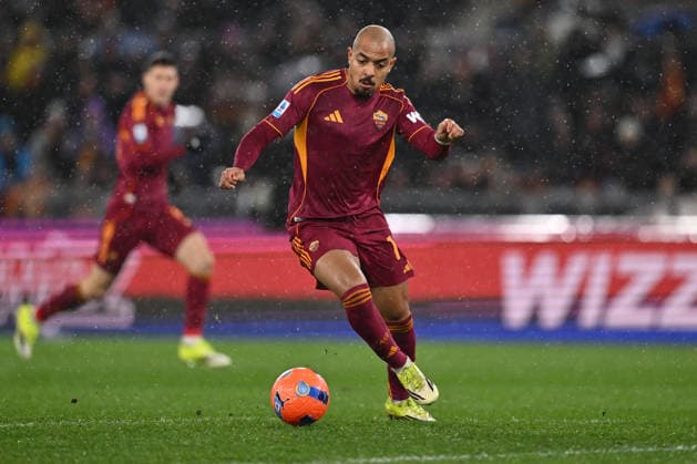 AS Roma v AC Milan - Serie A Donyell Malen of A.S. Roma is in action during the 22nd day of the Serie A Championship between A.S. Roma and A.C. Milan at the Olympic Stadium in Rome, Italy, on January 25, 2026. Rome Italy  Copyright: xDomenicoxCippitellix originalFilename:cippitelli-asromaac260125_npBJy.jpg