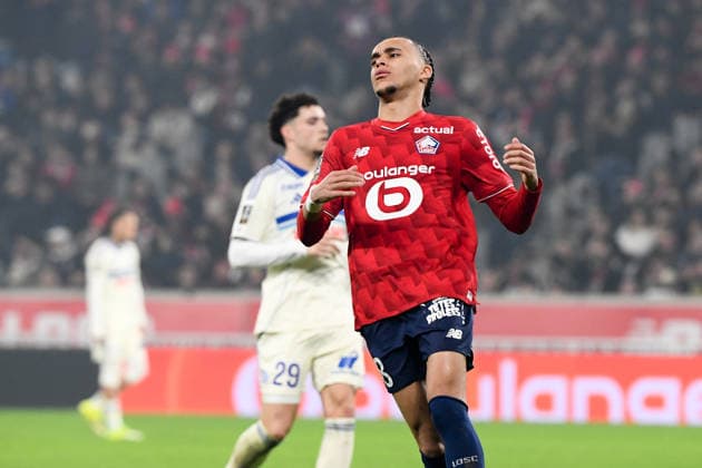 LOSC Lille v RC Strasbourg Alsace - Ligue 1 McDonald s 2025 2026 08 Ethan MBAPPE (losc) during the Ligue 1 McDonald s match between Lille and Strasbourg at Stade Pierre Mauroy on January 25, 2026 in Lille, France. Lille France  Copyright: xFEPx 776348262