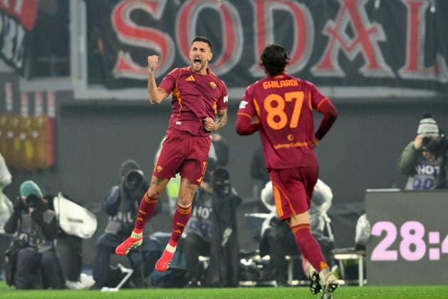AS Roma v AC Milan - Serie A ROME, ITALY - January 25 : Lorenzo Pellegrini of AS Roma gestures after shoots a penalty kick during Italian Serie A soccer match between AS Roma and AC Milan at Stadio Olimpico on January 25,2026 in Rome Italy Claudio Pasquazi Anadolu Rome Italy. Editorial use only. Please get in touch for any other usage.  Copyright: x2026xAnadoluxClaudioxPasquazix