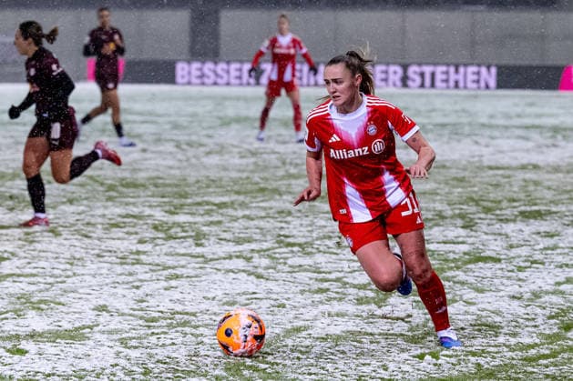 Georgia Stanway FC Bayern Muenchen Frauen, 31 GER, FC Bayern Muenchen Frauen vs RB Leipzig, Football, Google Pixel Frauen Bundesliga, 15 Spieltag, Saison 2025 2026, 25 01 2026 DFL DFB REGULATIONS PROHIBIT ANY USE OF PHOTOGRAPHS as IMAGE SEQUENCES and or QUASI VIDEO GER, FC Bayern Muenchen Frauen vs RB Leipzig, Football, Google Pixel Frauen Bundesliga, 15 Spieltag, Saison 2025 2026, 25 01 2026 Muenchen Copyright: xEibner-Pressefoto HeikexFeinerx EP_HFR