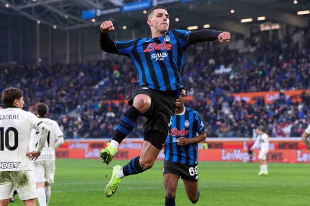 Atalanta BC vs Parma Calcio, Serie A EniLive 2025 2026 day 22 at New Balance Arena. Italy, Bergamo, 2026 01 25: Nikola Krstovic (Atalanta) scores and celebrates the 4-0 goal at 90+2 Atalanta BC vs Parma Calcio, Serie A EniLive 2025 2026, day 22 at New Balance Arena Italy, Bergamo, 2026 01 25: Atalanta BC vs Parma Calcio, Serie A EniLive 2025 2026 day 18 at New Balance Arena. Bergamo Italy Copyright: FabrizioxAndreaxBertani