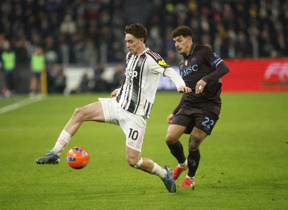 CALCIO - Serie A - Juventus FC vs SSC Napoli Kenan Yildiz of Juventus FC and Giovanni Di Lorenzo of SSC Napoli during the Italian Serie A, 2025 2026 season football match between Juventus FC and SSC Napoli on 25 January 2026 at Allianz Stadium,Turin, Italy. Photo Nderim KACELI Turin Italy  Copyright: xIPAxSport ABACAx