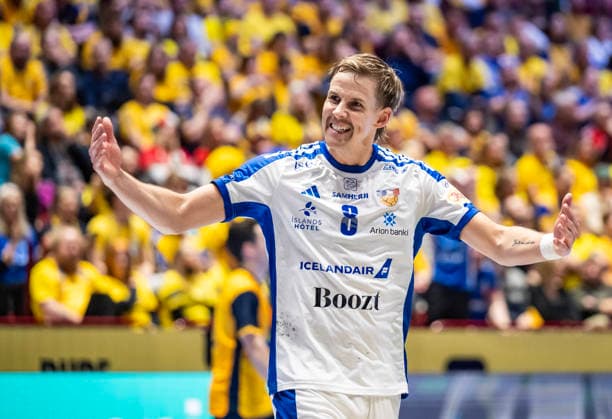 MALMÖ, SWEDEN 20260125 Icelands Bjarki Mar Elisson during the European Handball Championship intermediate round match between Iceland and Sweden at Malmö Arena, Malmö, Sweden, January 25, 2026 MALMÖHANDBOLLS EM 2026 ISLAND SVERIGE SWEDEN x50090x  Copyright: xJohanxNilssonx xTTx EUROPEAN HANDBALL CHAMPIONSHIP 2026 ICELAND-SWEDEN