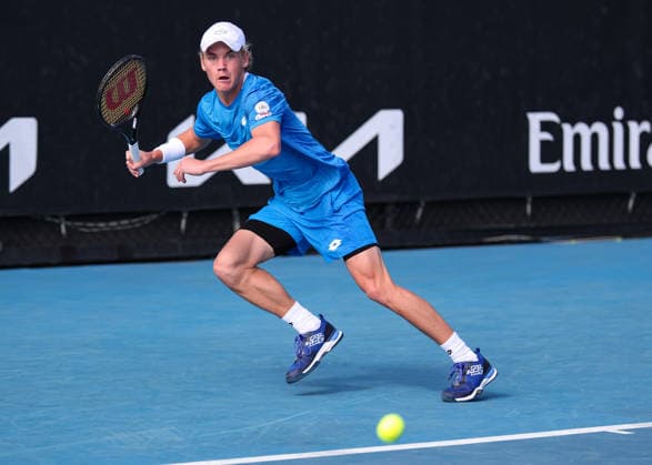 Oliver Majdandzic GER , Boys Singles, Boys Singles Australian Open 2026, Melbourne Park, Melbourne, Victoria, Australia Copyright: xJuergenxHasenkopfx