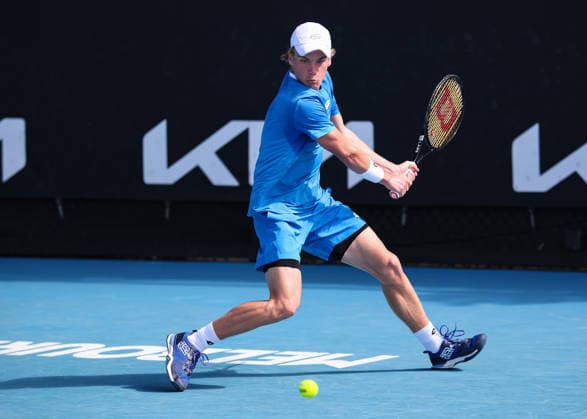 Oliver Majdandzic GER , Boys Singles, Boys Singles Australian Open 2026, Melbourne Park, Melbourne, Victoria, Australia Copyright: xJuergenxHasenkopfx