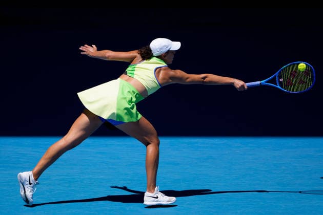 January 26, 2026: 9th seed MADISON KEYS of the USA in action against 6th seed JESSICA PEGULA of the USA on Rod Laver Arena in a Men s Singles 4th round match on day 9 of the 2026 Australian Open in Melbourne, Australia. PEGULA won 63 64. Cal Media Melbourne Australia - ZUMAc04_ 20260126_faf_c04_016 Copyright: xSydneyxLowx