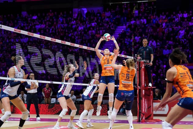 Volleyball Coppa Italia Frecciarossa 2026 Final in Turin,Italy - 25 JAN 2026. Joanna Wolosz seen in action during the Coppa Italia A1 Frecciarossa 2025-2026 match between Prosecco DOC A. Carraro Imoco Conegliano and Savino Del Bene Scandicci at Inalpi Arena Final score; Conegliano 3 : 0 Scandicci Turin Italy Copyright: xDavidexDixLallax xSOPAxImagesx DDILALLA-1781