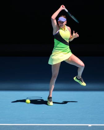 Amanda Anisimova USA , Australian Open 2026 Qualifying, Melbourne Park, Melbourne, Victoria, Australia , Australian Open 2026 Copyright: xJuergenxHasenkopfx