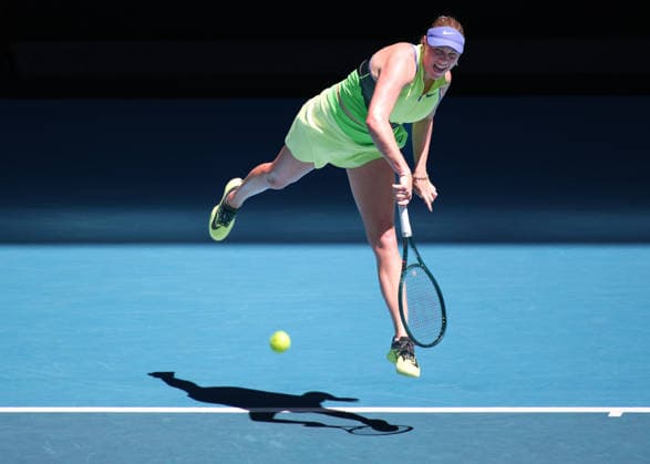Amanda Anisimova USA , Australian Open 2026, Melbourne Park, Melbourne, Victoria, Australia Copyright: xJuergenxHasenkopfx