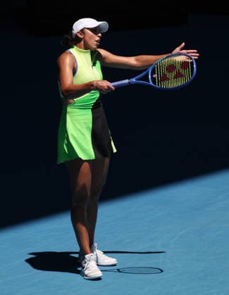 Madison Keys during her fourth round match Australian Open tennis tournament, Day Nine, Melbourne Park, Australia - 26 Jan 2026Melbourne Melbourne Park Victoria (VIC) Australia  Copyright: xEllaxLing Shutterstockx 16403642ap