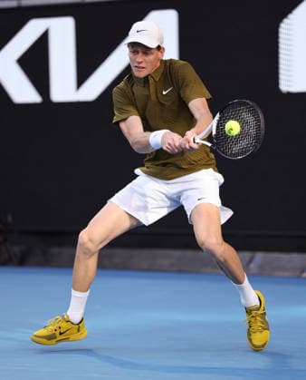 Jannik Sinner during his fourth round match Australian Open tennis tournament, Day Nine, Melbourne Park, Australia - 26 Jan 2026Melbourne Melbourne Park Victoria (VIC) Australia  Copyright: xEllaxLing Shutterstockx 16403642bj