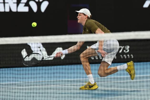 Jannik Sinner during his fourth round match Australian Open tennis tournament, Day Nine, Melbourne Park, Australia - 26 Jan 2026Melbourne Melbourne Park Victoria (VIC) Australia  Copyright: xRachelxBach Shutterstockx 16403644de