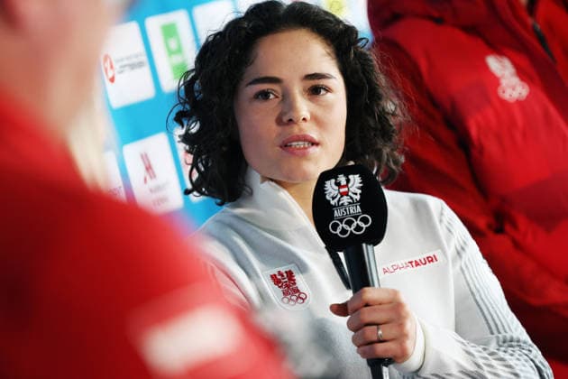 OLYMPICS - Winter Olympic Games, Olympische Spiele, Olympia, OS Milano Cortina 2026 VIENNA,AUSTRIA,26.JAN.26 - OLYMPICS - Winter Olympic Games Milano Cortina 2026, preview, OEOC press conference, PK, Pressekonferenz Olympic Team Austria. Image shows Julia Scheib (AUT).  GEPAxpictures xMatthiasxHauer