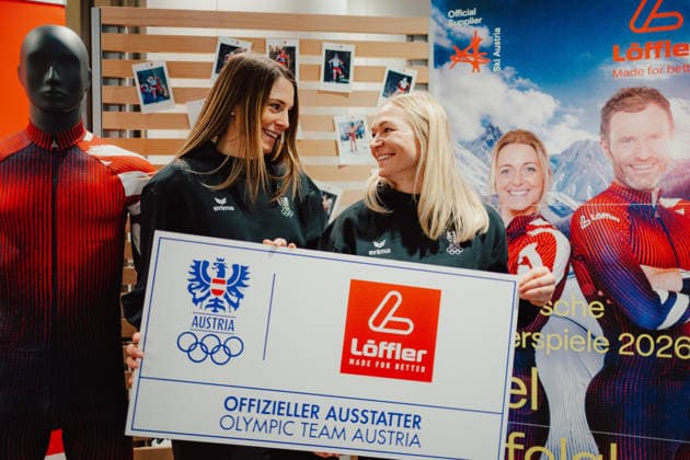 OLYMPICS - Winter Olympic Games, Olympische Spiele, Olympia, OS Milano Cortina 2026 VIENNA,AUSTRIA,26.JAN.26 - OLYMPICS - Winter Olympic Games Milano Cortina 2026, preview, OEOC equipping. Image shows Mirjam Puchner (AUT) and Ariane Raedler (AUT).  GEPAxpictures xAlexanderxSolc