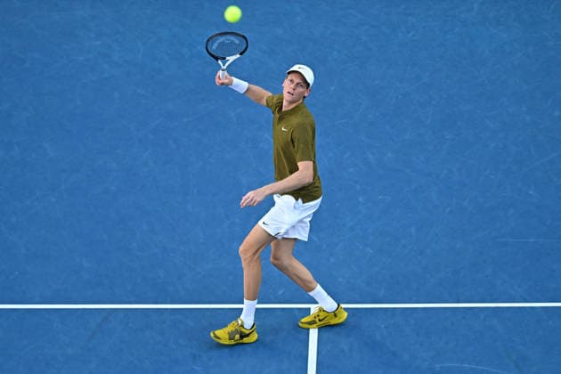 Australian Open - Melbourne Jannik Sinner (ITA) during his fourth round match at the 2026 Australian Open at Melbourne Park in Melbourne, AUSTRALIA, on January 26, 2026. Photo by Corinne Dubreuil ABACAPRESS.COM Melbourne Australia  Copyright: xDubreuilxCorinne ABACAx