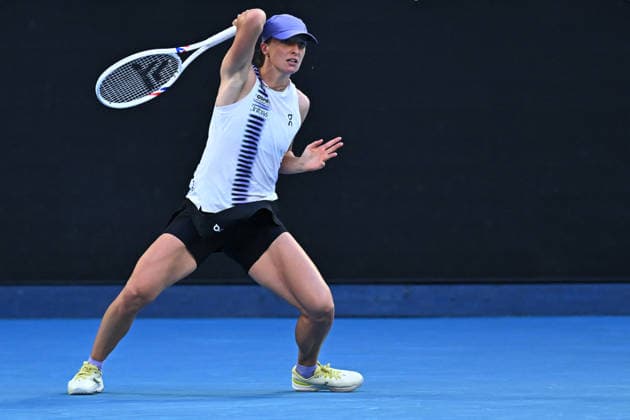Australian Open - Melbourne Iga Swiatek (POL) during her fourth round match at the 2026 Australian Open at Melbourne Park in Melbourne, AUSTRALIA, on January 26, 2026. Photo by Corinne Dubreuil ABACAPRESS.COM Melbourne Australia  Copyright: xDubreuilxCorinne ABACAx