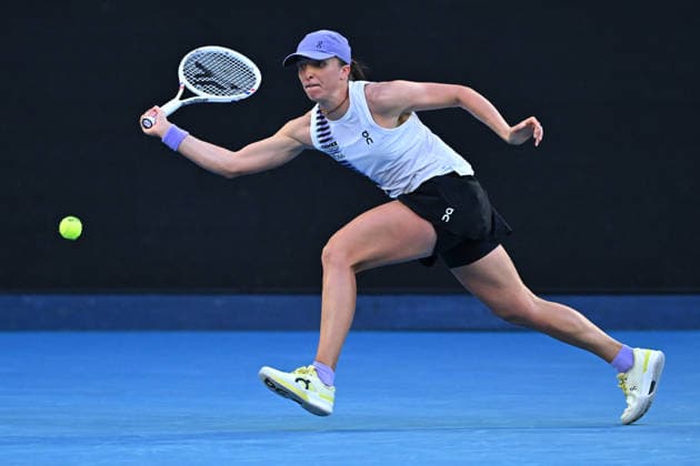 Australian Open - Melbourne Iga Swiatek (POL) during her fourth round match at the 2026 Australian Open at Melbourne Park in Melbourne, AUSTRALIA, on January 26, 2026. Photo by Corinne Dubreuil ABACAPRESS.COM Melbourne Australia  Copyright: xDubreuilxCorinne ABACAx