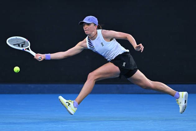 Australian Open - Melbourne Iga Swiatek (POL) during her fourth round match at the 2026 Australian Open at Melbourne Park in Melbourne, AUSTRALIA, on January 26, 2026. Photo by Corinne Dubreuil ABACAPRESS.COM Melbourne Australia  Copyright: xDubreuilxCorinne ABACAx