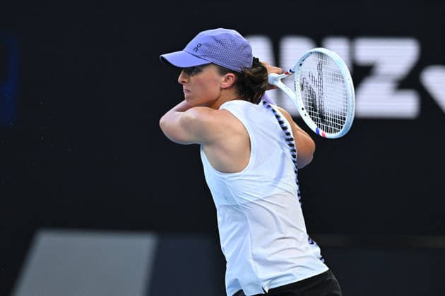 Australian Open - Melbourne Iga Swiatek (POL) during her fourth round match at the 2026 Australian Open at Melbourne Park in Melbourne, AUSTRALIA, on January 26, 2026. Photo by Corinne Dubreuil ABACAPRESS.COM Melbourne Australia  Copyright: xDubreuilxCorinne ABACAx
