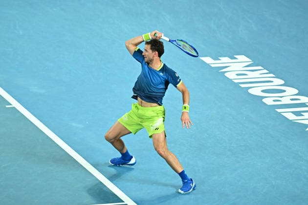 Australian Open - Melbourne Casper Ruud (NOR) during his fourth round match at the 2026 Australian Open at Melbourne Park in Melbourne, AUSTRALIA, on January 26, 2026. Photo by Corinne Dubreuil ABACAPRESS.COM Melbourne Australia  Copyright: xDubreuilxCorinne ABACAx