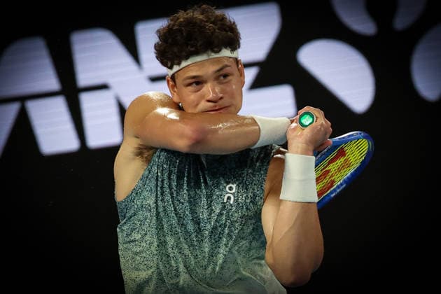 TENNIS : Open d Australie 2026 - Melbourne - 26 01 2026 Ben Shelton - Australian Open - Melbourne - 26 01 2026 MELBOURNE  Copyright: xSportxPSNEWZx