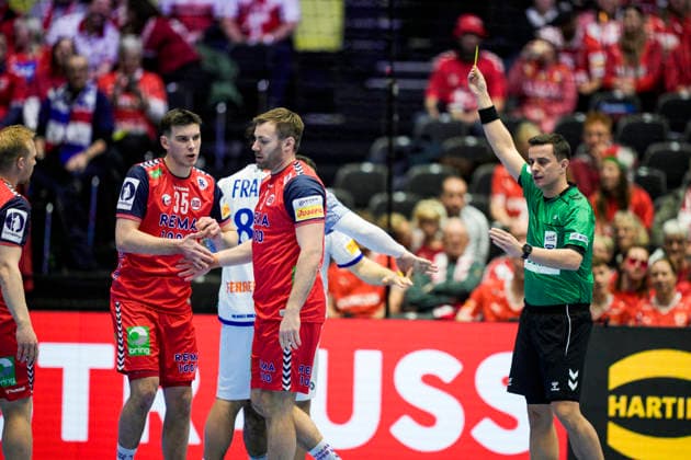 Handball European Championship 2026 Portugal Norway Herning, Denmark 20260126 The European Championship handball match between Portugal and Norway in the Boxen arena in Herning Photo Stian Lysberg Solum NTB Herning Denmark EDITORIAL USE ONLY RESTRICTED USE FOR BETTING COMPANIES  Copyright: xStianxLysbergxSolumx xNTBx