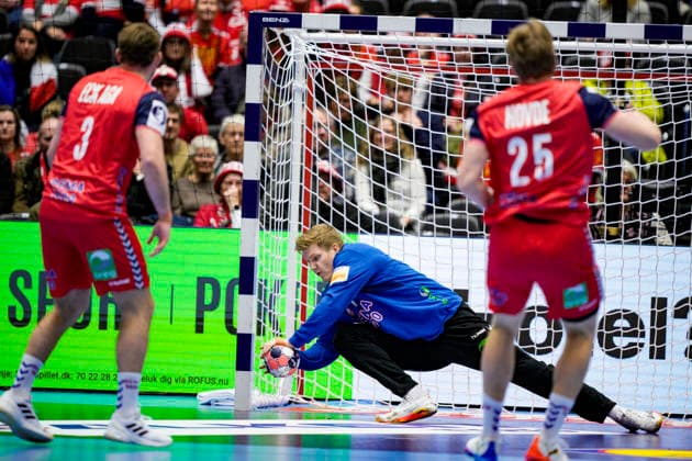 Handball European Championship 2026 Portugal Norway Herning, Denmark 20260126 Trym Solvberg Ur during the European Championship handball match between Portugal and Norway at Boxen arena in Herning Photo Stian Lysberg Solum NTB Herning Denmark EDITORIAL USE ONLY RESTRICTED USE FOR BETTING COMPANIES  Copyright: xStianxLysbergxSolumx xNTBx